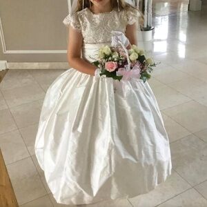 Christie Helene Silk Couture First Communion Dress